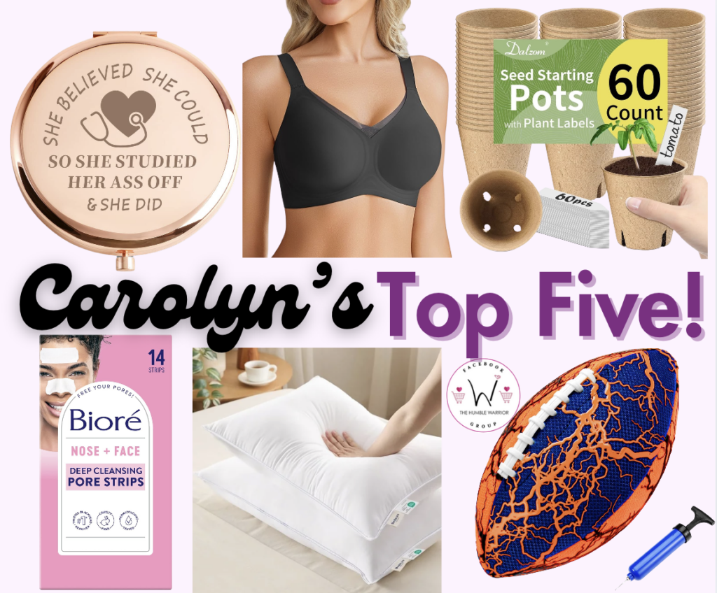 Carolyn’s Top Five!